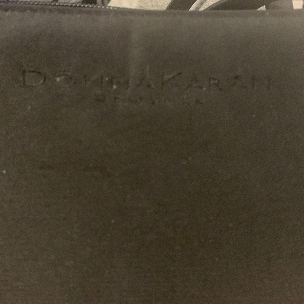 Small brand new never used authentic Donna Karan black tote purse - Picture 5 of 6